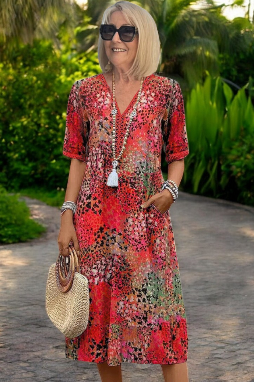 Vanessa - Flowing Boho Dress