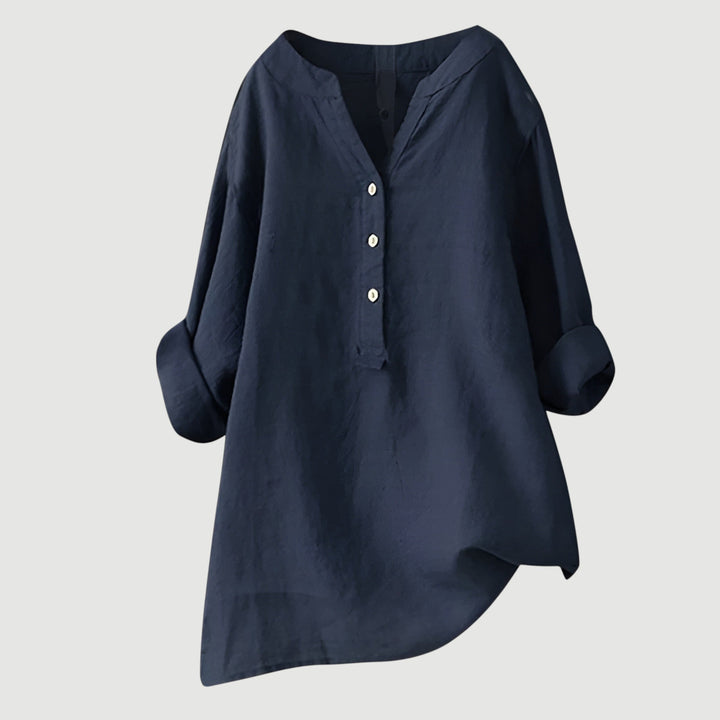 LYLA – AIRY AND COMFORTABLE LINEN TOP