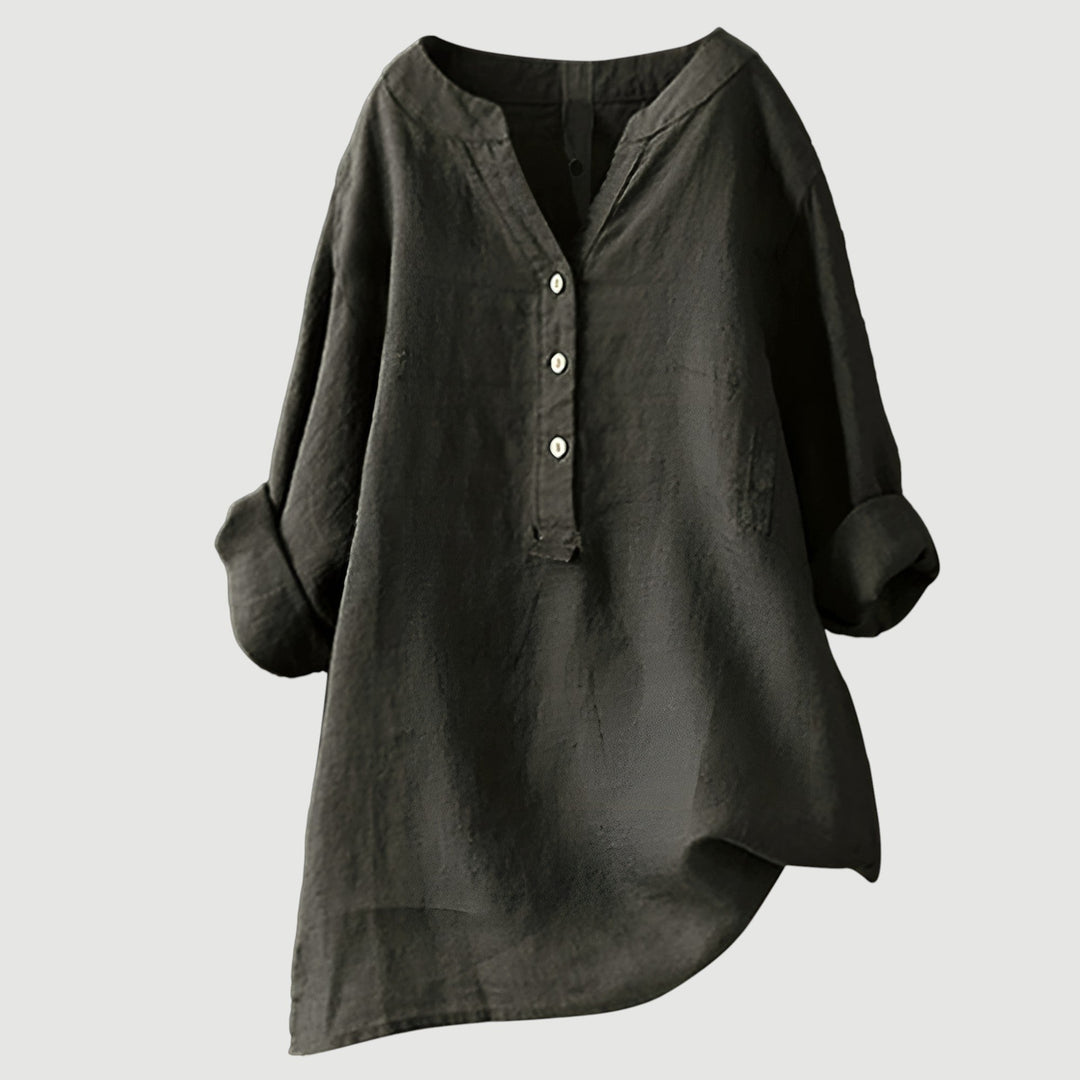 LYLA – AIRY AND COMFORTABLE LINEN TOP