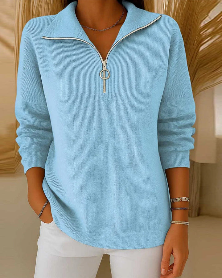 Half-Zip Fashion Sweater