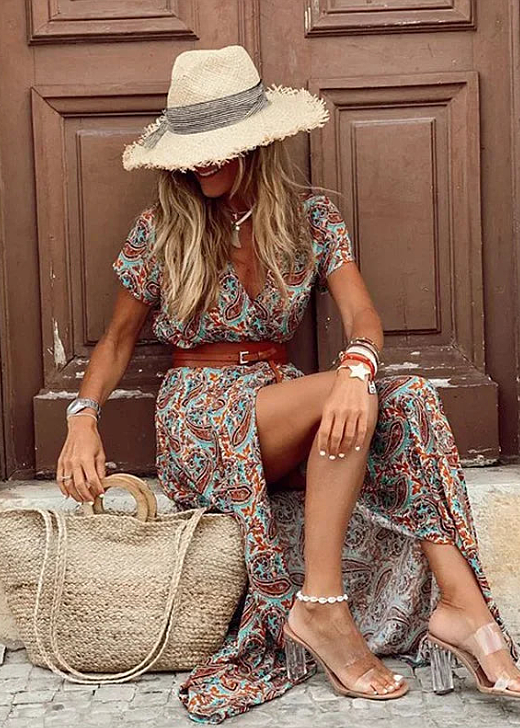 Tahlee - Elegant Bohemian Maxi Dress
