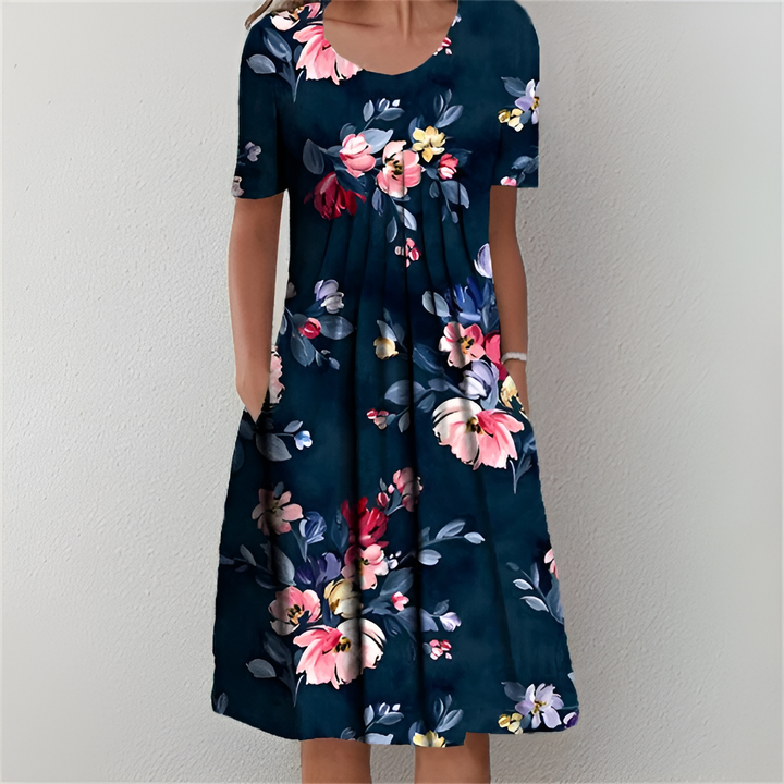 ELARINYA – TIMELESS BLOOM FLORAL DRESS