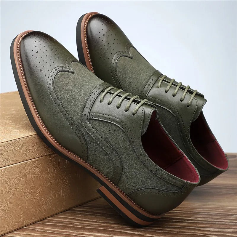 Brookfield Leather & Suede Oxfords