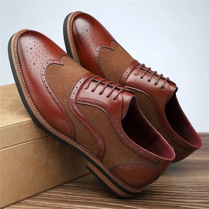 Brookfield Leather & Suede Oxfords