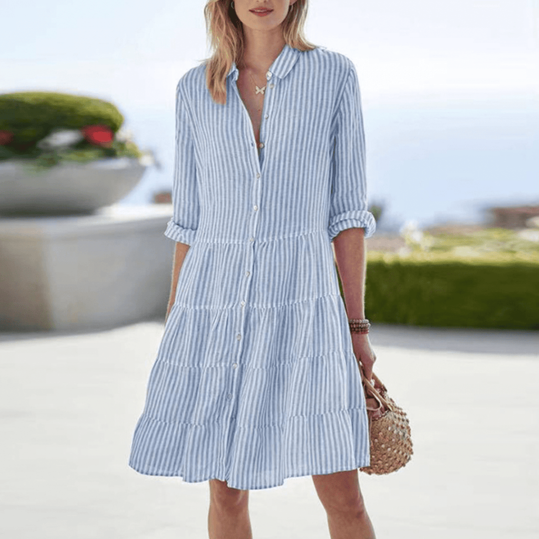 FAYETH – BREEZY STRIPES DRESS