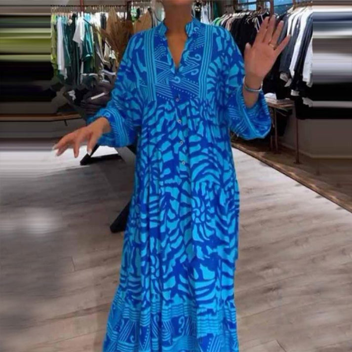 Eamon - Elegant Vibrant Maxi Dress