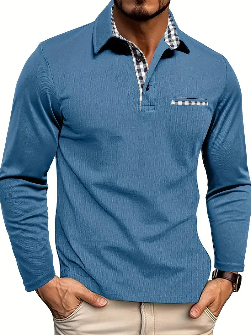 AIDEN – MEN’S LONG-SLEEVE POLO