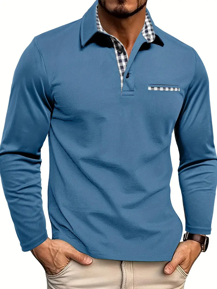 AIDEN – MEN’S LONG-SLEEVE POLO