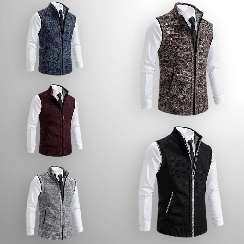 ALIVIA – FULL-ZIP SWEATER VEST